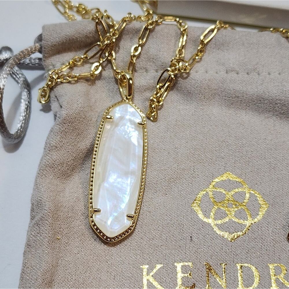 Kendra Scott White and Gold Necklace New!